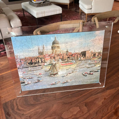 Double‑Sided Acrylic Puzzle Frame – 360 × 250mm.
