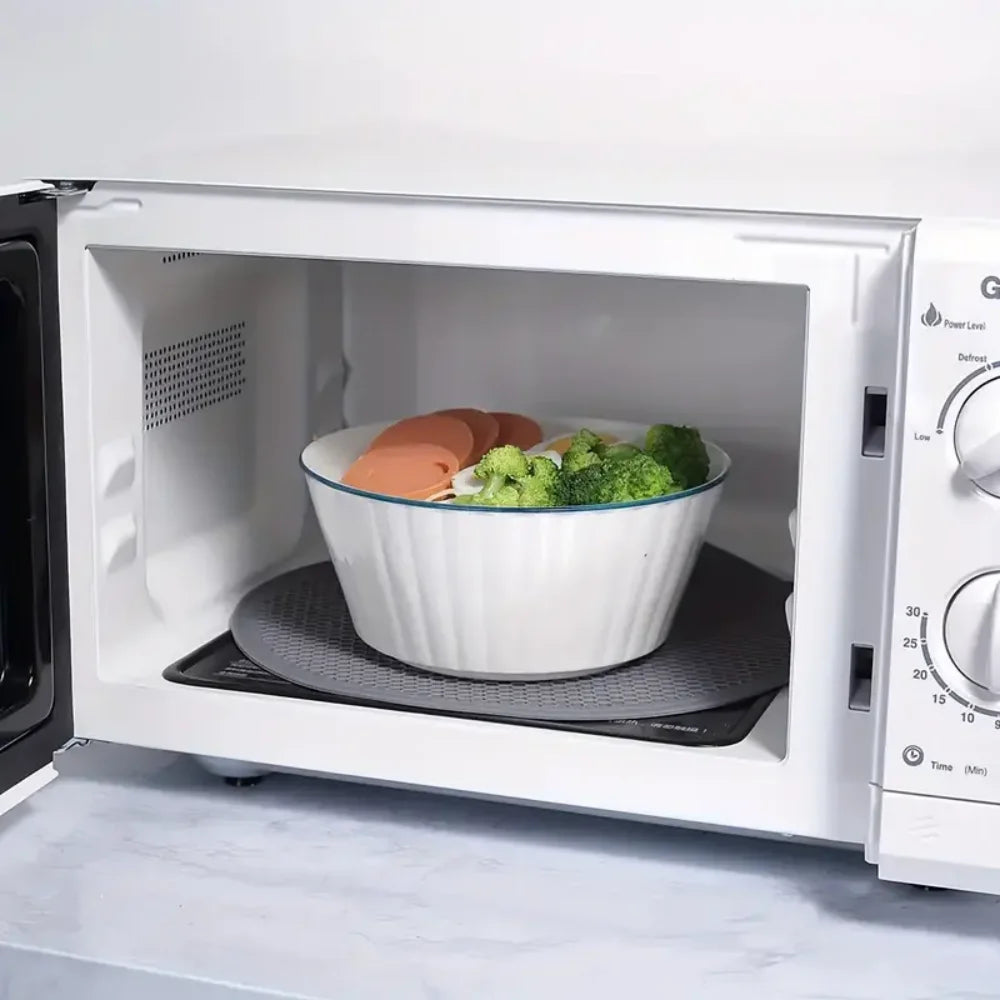 Heat‑resistant silicone mat – round kitchen trivet