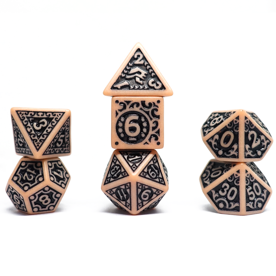 Ancient Runes D&D Dice Set – Natural 20 Guarantee