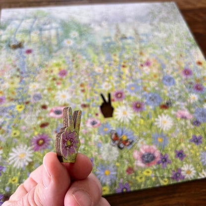 Butterfly Garden – Wooden Jigsaw Puzzle.