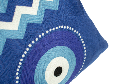 Mykonos Needlepoint Cushion