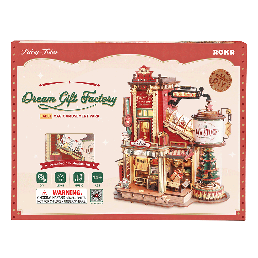 Dream Gift Factory 3D Wooden Puzzle.