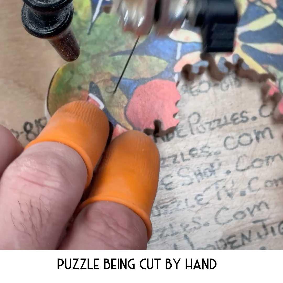 Eyes Full of Stars – Artisan™ Wooden Puzzle by Marie‑Claude Fournier & Mark Cappitella (578 Pieces).