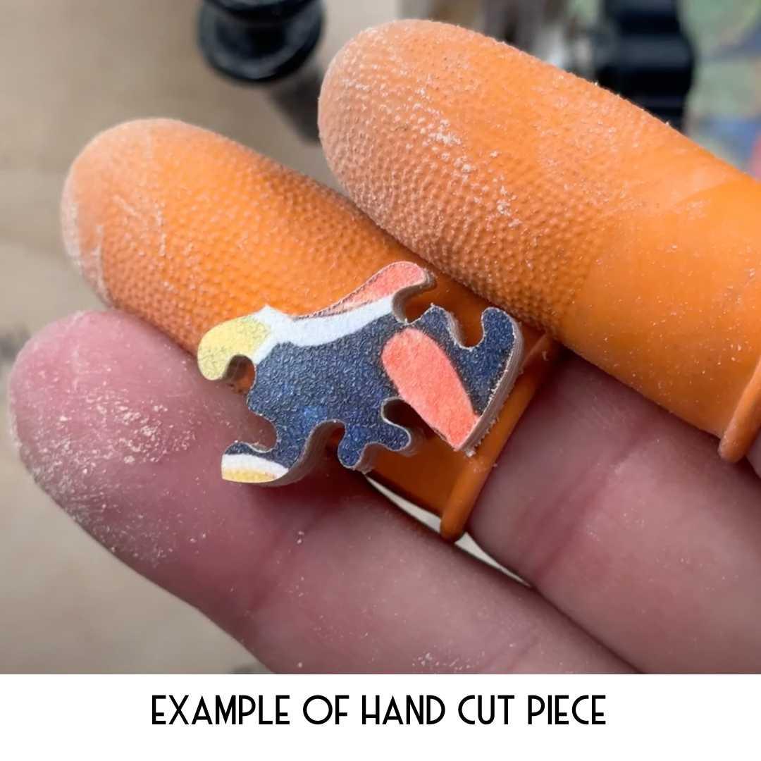 Eyes Full of Stars – Artisan™ Wooden Puzzle by Marie‑Claude Fournier & Mark Cappitella (578 Pieces).