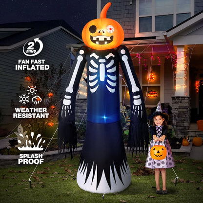 Giant 9FT Halloween Inflatable Decorations for Spooktacular Outdoor Yard Fun!