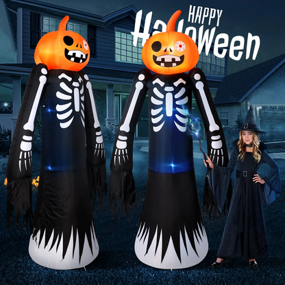 Giant 9FT Halloween Inflatable Decorations for Spooktacular Outdoor Yard Fun!