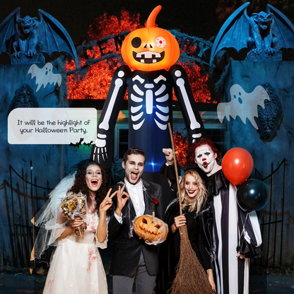 Giant 9FT Halloween Inflatable Decorations for Spooktacular Outdoor Yard Fun!
