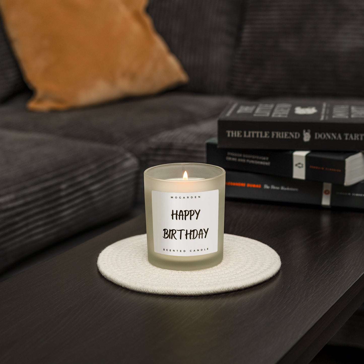 Luxury Birthday Scented Candle, Vanilla Soy Candle 220gr