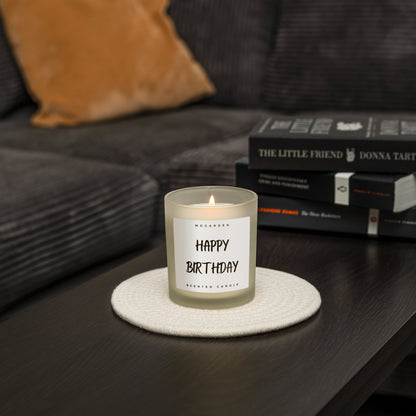 Luxury Birthday Scented Candle, Vanilla Soy Candle 220gr