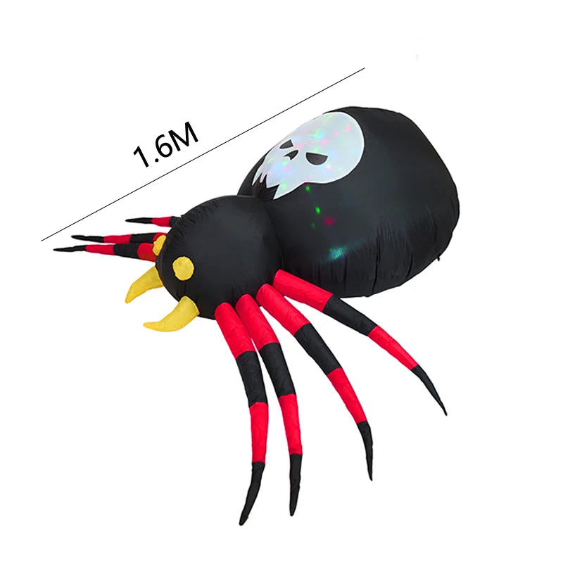  Outdoor Halloween Toys Decoration LED Lighted Inflatable Pumpkin Ghost Skeleton Skull Spider Halloween Party Proops
