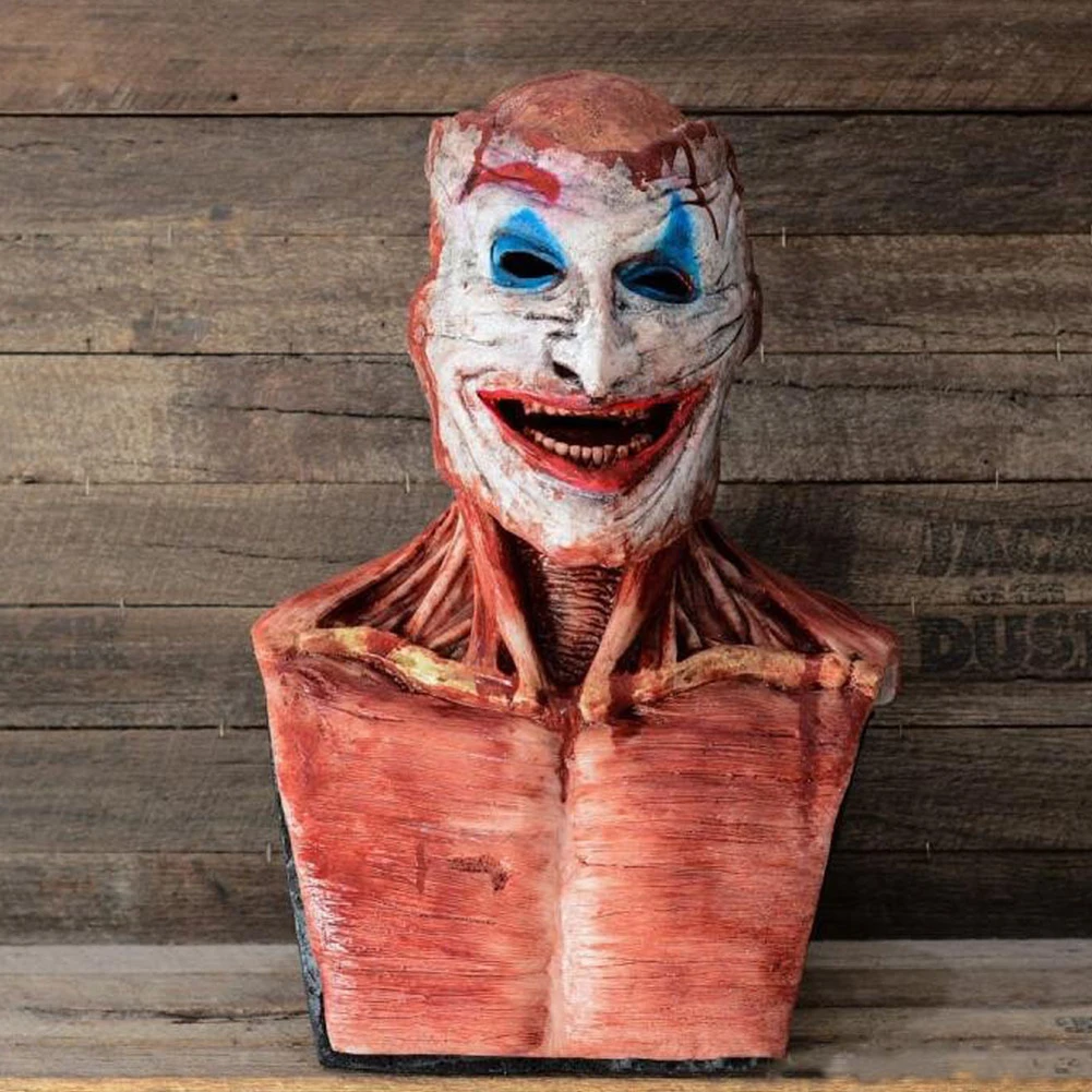 Joker Double Peelable Halloween Mask – Magnetic Full Head Latex Horror Prop for Cosplay & Party