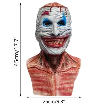 Joker Double Peelable Halloween Mask – Magnetic Full Head Latex Horror Prop for Cosplay & Party
