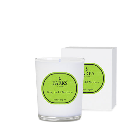 LIME, BASIL & MANDARIN CANDLE 180G.