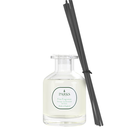 FINE FRAGRANCE  100ML DIFFUSER ORANGE. CEDARWOOD & CLOVE.