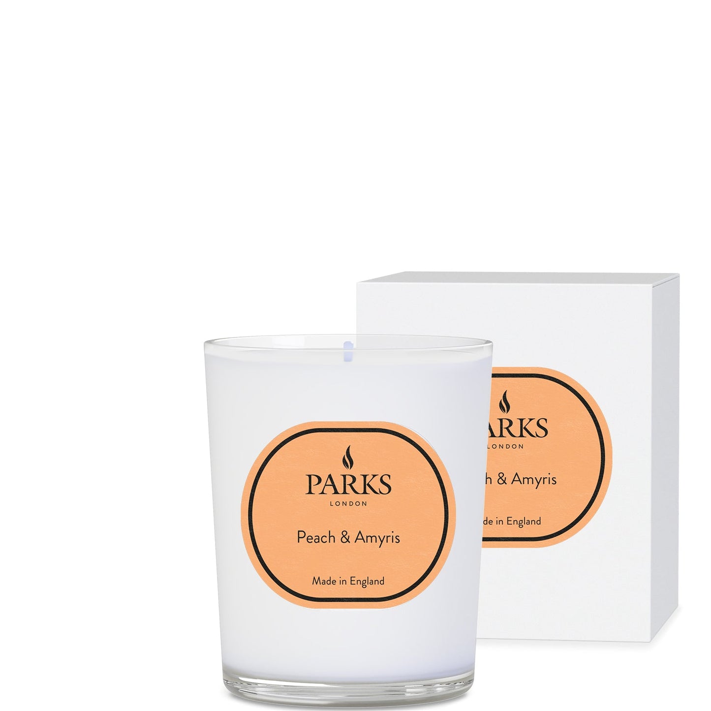 PEACH & AMYRIS CANDLE 180G.
