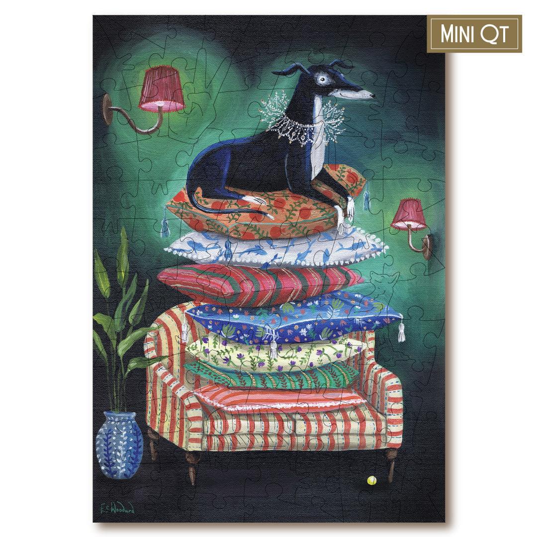 From The Dog’s Point of View – Travel Mini Wooden Jigsaw Puzzle, 86 Pieces.