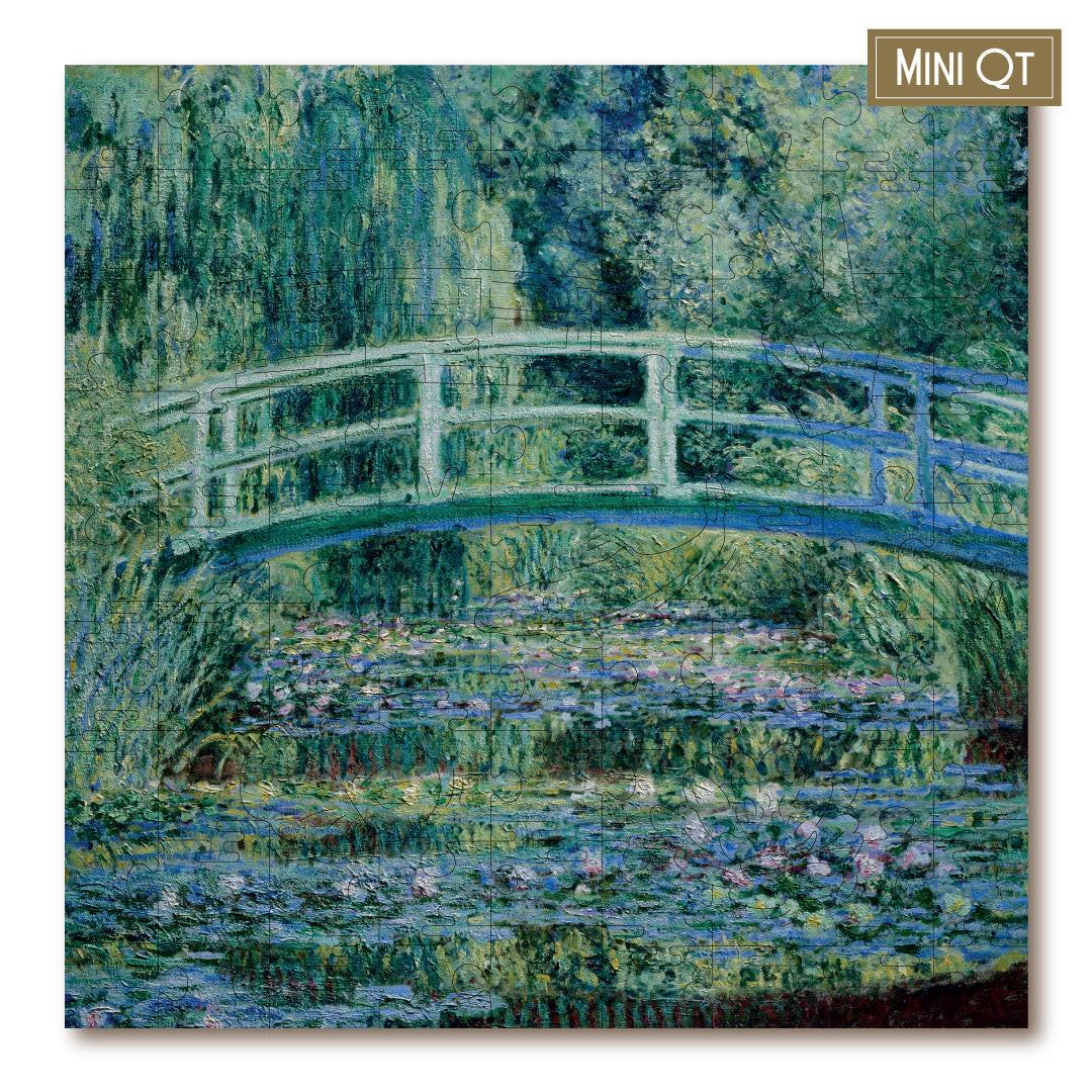Water Lilies & Japanese Bridge – Travel Mini Wooden Jigsaw Puzzle.