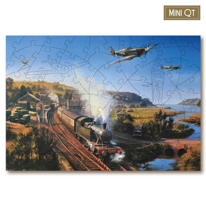 Summer of 44 – Travel Mini Wooden Jigsaw Puzzle, 76 Pieces.