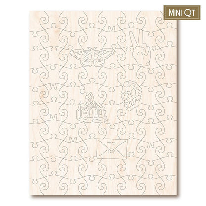 Van Gogh Portraits – Travel Mini Wooden Jigsaw Puzzle.