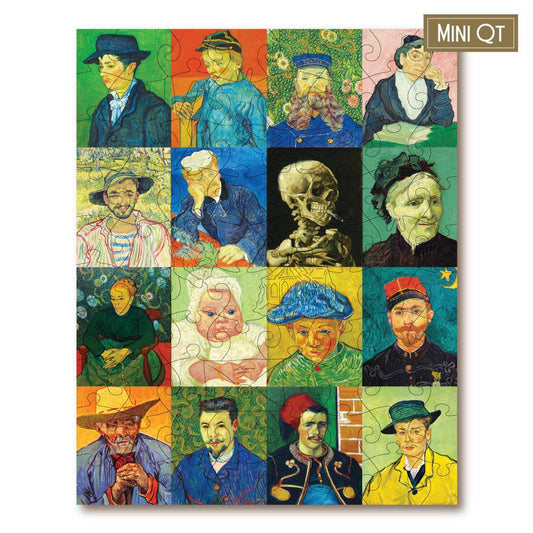 Van Gogh Portraits – Travel Mini Wooden Jigsaw Puzzle.