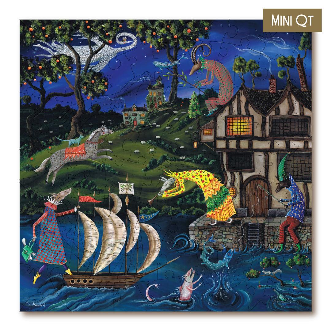 The Traveller’s Return – Travel Mini Wooden Jigsaw Puzzle.