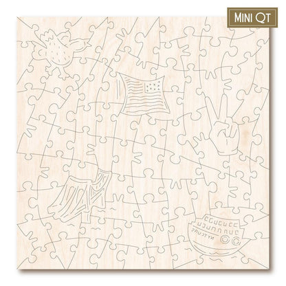 Brooklyn Bridge – Travel Mini Wooden Jigsaw Puzzle.