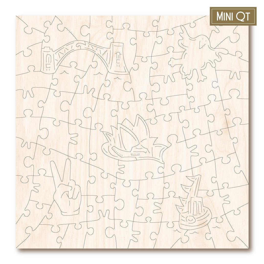 Sydney Harbour – Travel Mini Wooden Jigsaw Puzzle, 78 Pieces.