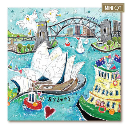 Sydney Harbour – Travel Mini Wooden Jigsaw Puzzle, 78 Pieces.