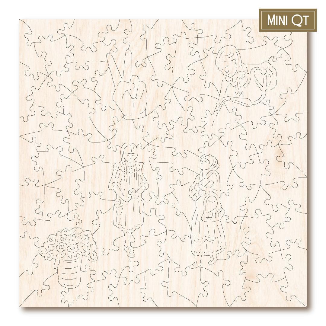 In Town – Travel Mini Wooden Jigsaw Puzzle.