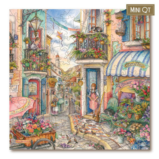 In Town – Travel Mini Wooden Jigsaw Puzzle.