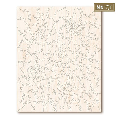 Spring Pavilion – Travel Mini Wooden Jigsaw Puzzle.