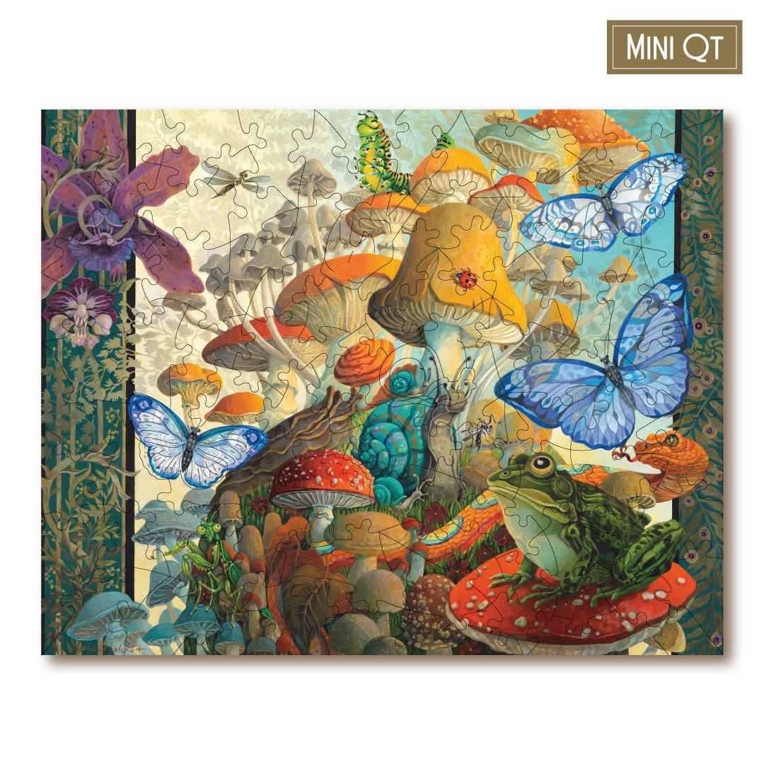 Micro Dramas – Travel Mini Wooden Jigsaw Puzzle, 82 Pieces.