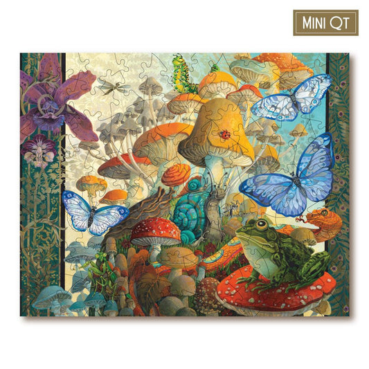 Micro Dramas – Travel Mini Wooden Jigsaw Puzzle, 82 Pieces.