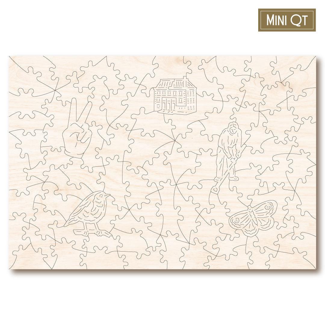 Seasonal English Country Life Travel Mini Puzzle.