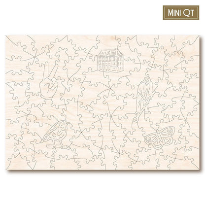 Seasonal English Country Life Travel Mini Puzzle.