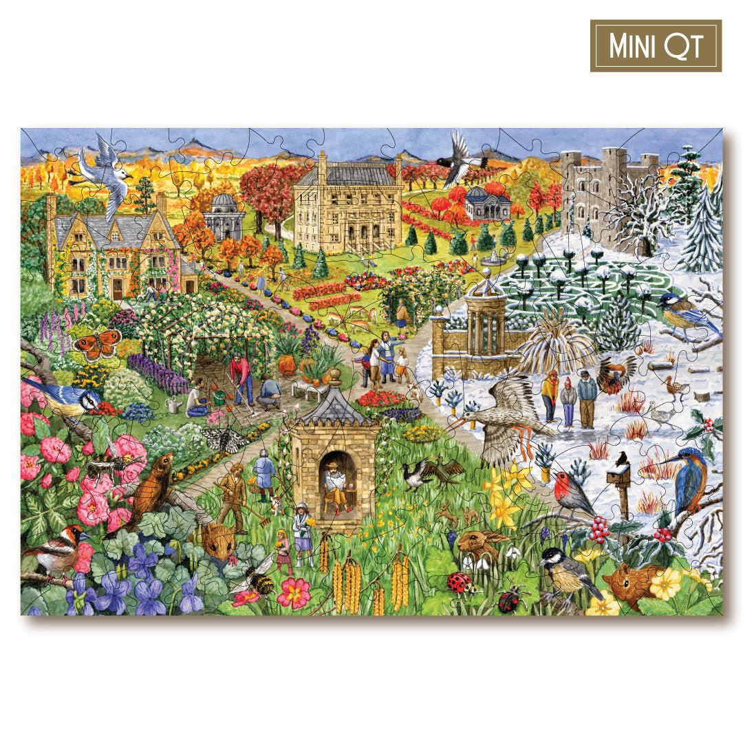 Seasonal English Country Life Travel Mini Puzzle.