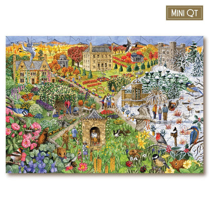 Seasonal English Country Life Travel Mini Puzzle.