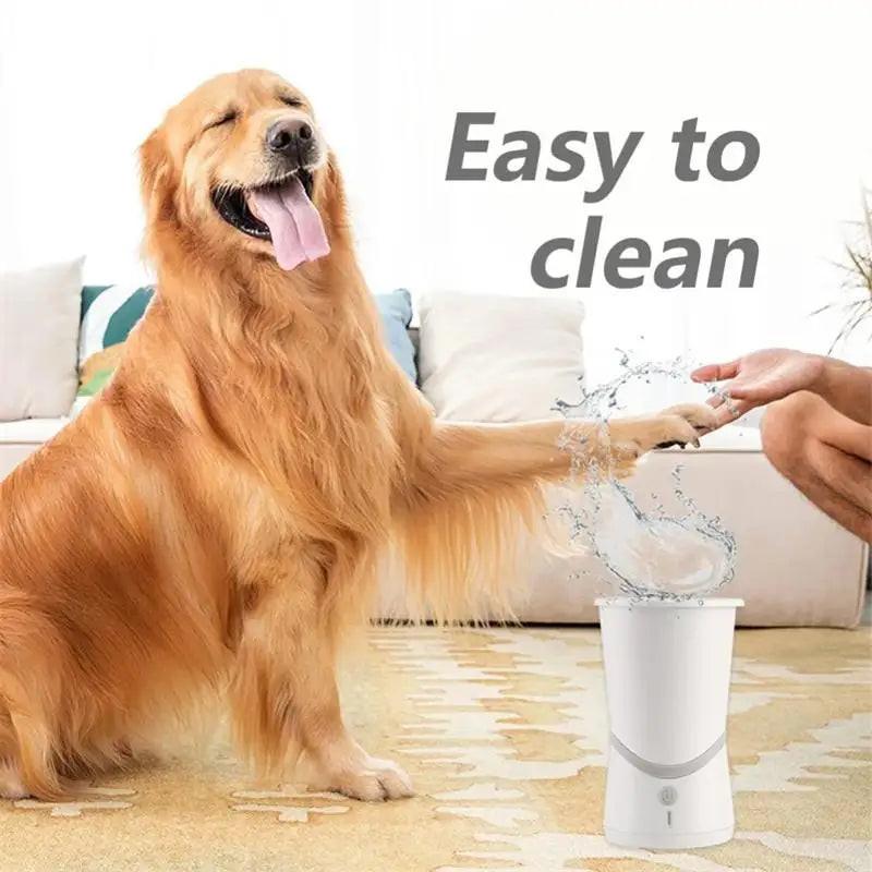 Dog Paw Care Bundle – Automatic Cleaner & No‑Rinse Foam Kit.