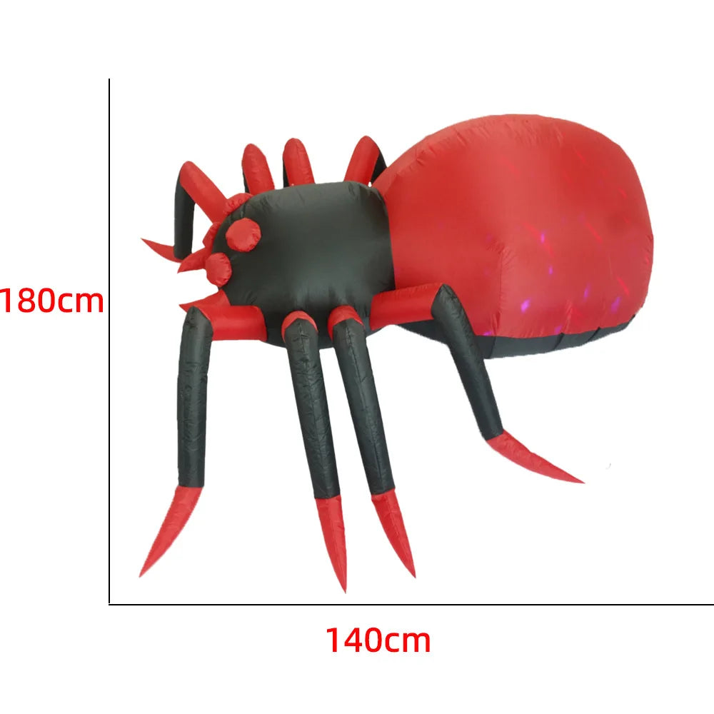  Outdoor Halloween Toys Decoration LED Lighted Inflatable Pumpkin Ghost Skeleton Skull Spider Halloween Party Proops