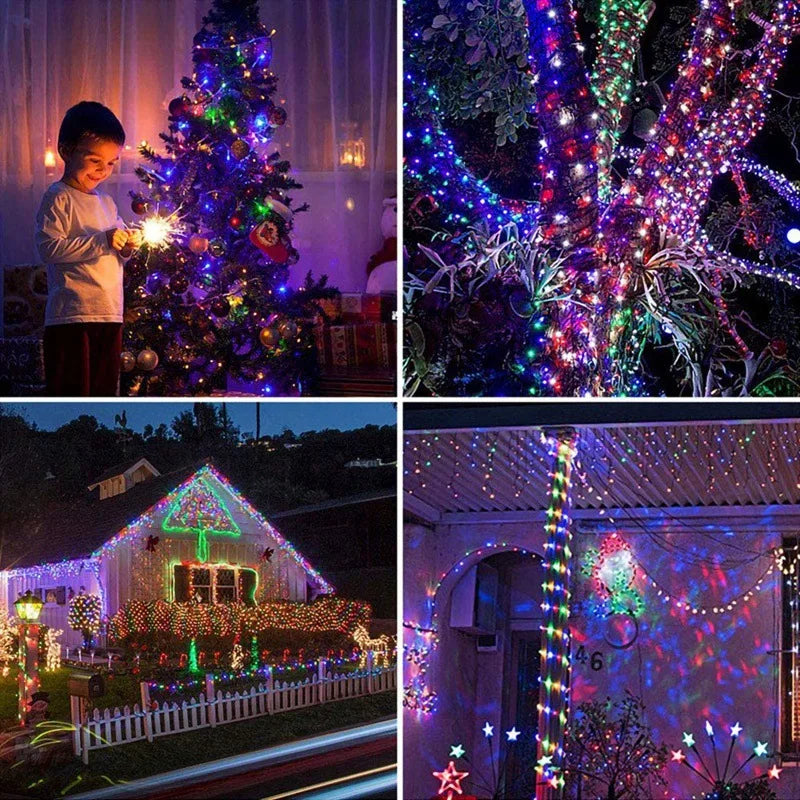 Smart RGBIC LED String Lights with App & Remote – 2–30M Dreamcolor Fairy Lights for Indoor & Outdoor Décor.