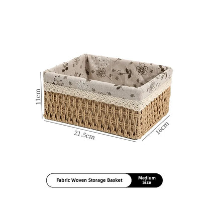 Wicker Storage Basket – Versatile Organizer for Toys, Clothes, Cosmetics & More