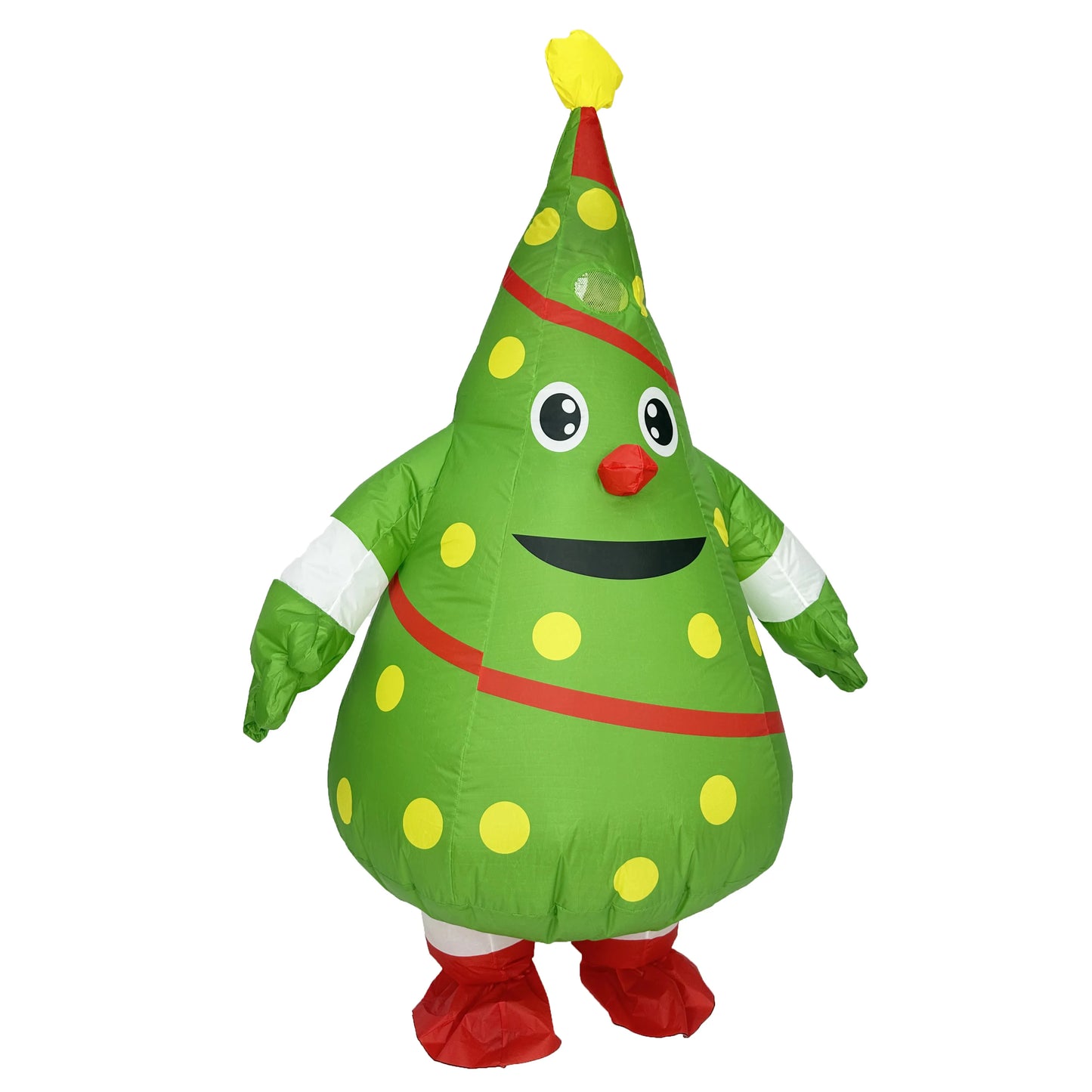 Inflatable Christmas Costumes – Humorous Holiday Outfits for Adults & Kids.