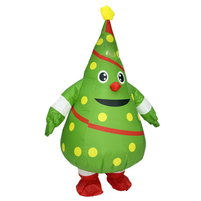 Inflatable Christmas Costumes – Humorous Holiday Outfits for Adults & Kids.