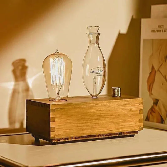 Vintage Aromatherapy Mist Diffuser - Ultra-Quiet, Ambient Glow & Customizable Timer for Ultimate Relaxation and Wellness!.
