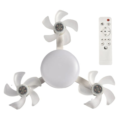 Drone Fan Light E27 Universal Dimming Fan with Remote Control for Home Living Room Bedroom Silent Ceiling Fan Light 50/60W.