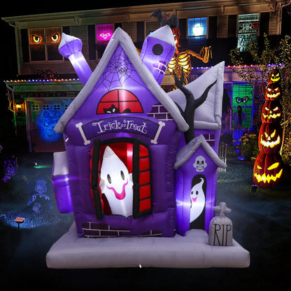 Spook Up Your Space with a 7FT Inflatable Ghost for Halloween Fun! Perfect for Indoor & Outdoor Haunts!