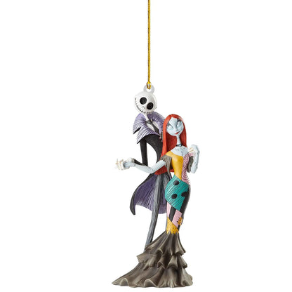 Nightmare Before Christmas Jack & Sally Hanging Ornament.