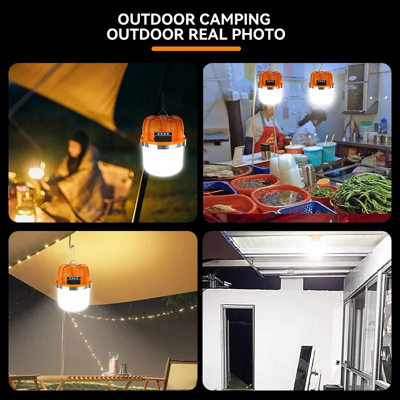 Dimmable LED Lantern - 3 Brightness Modes, Power Bank, 8-48hr Battery Life, Perfect for Outdoor Adventures! Buy One, Get One Free!.
