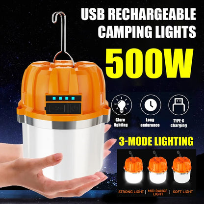 Dimmable LED Lantern - 3 Brightness Modes, Power Bank, 8-48hr Battery Life, Perfect for Outdoor Adventures! Buy One, Get One Free!.