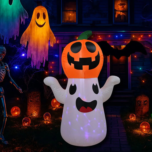 Get Spooky with Our Inflatable Halloween Decorations!  Alien, Ghost Pumpkin, & Funny Skeleton Dachshund for Your Outdoor Party! 